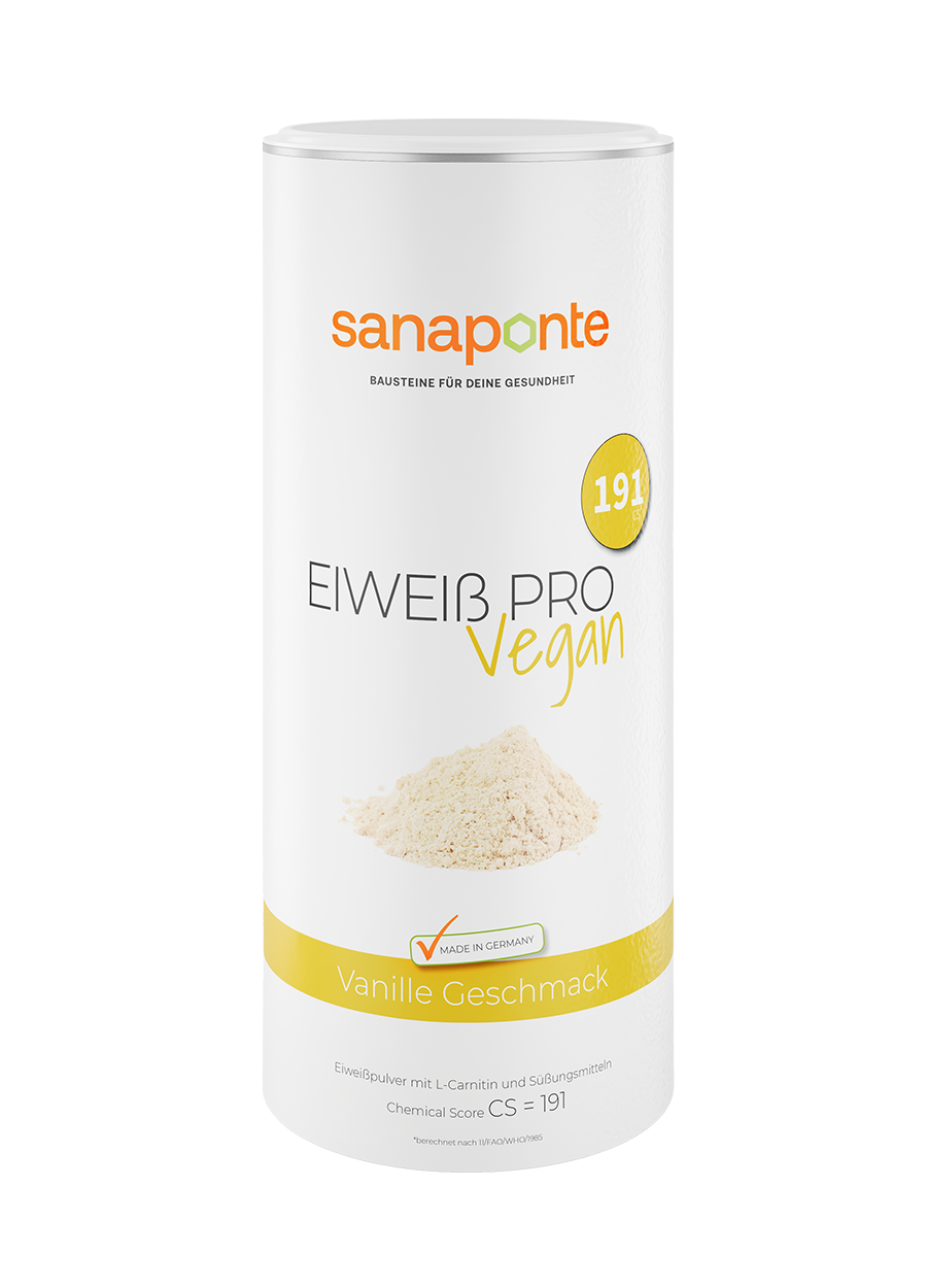 Eiweiß Pro Pulver Vegan Vanille Geschmack